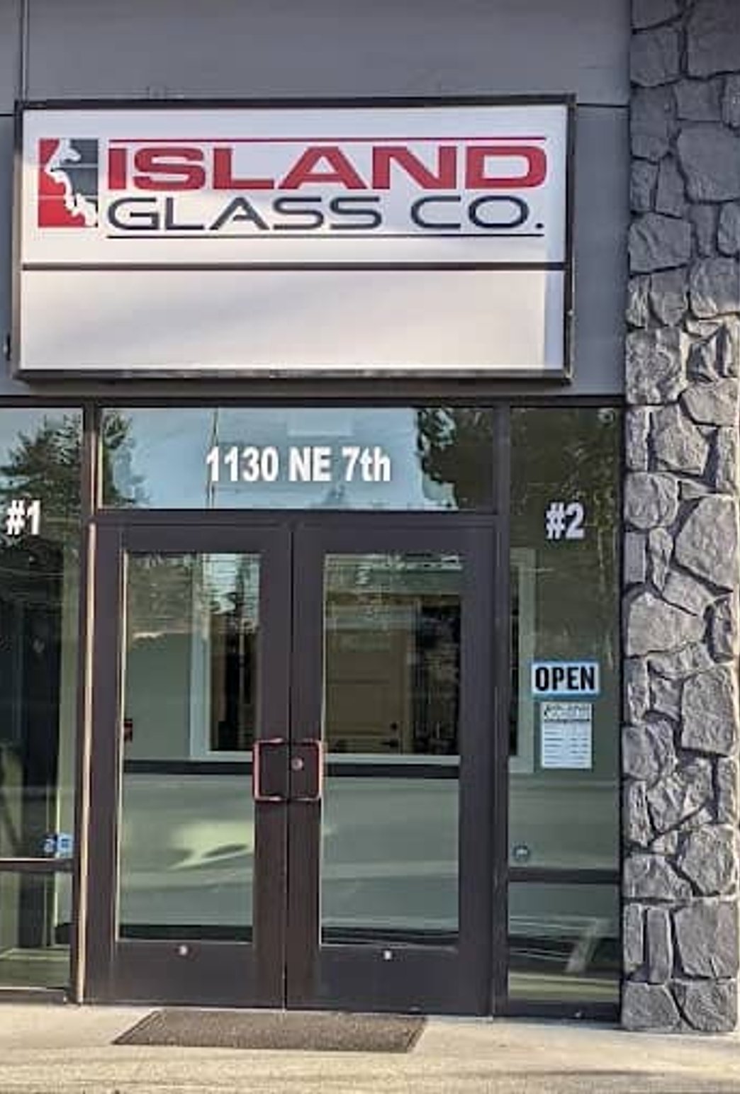 visit us Island Glass Company